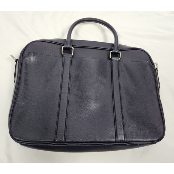 Coach Metropolitan Leather Briefcase In Dark Denim - Picture 2 of 7